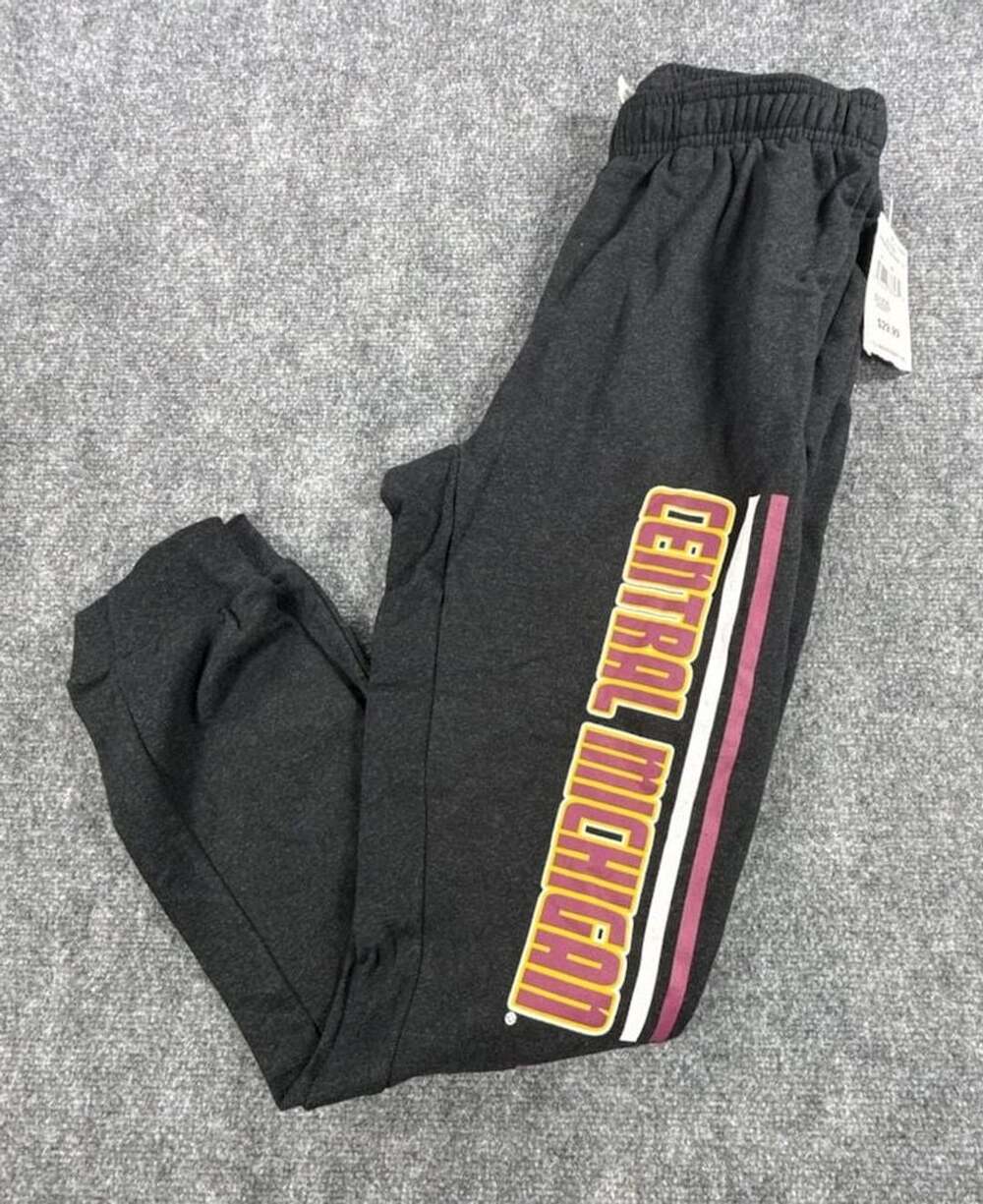 Central Michigan Sweatpants Size Small Dark Gray NWT